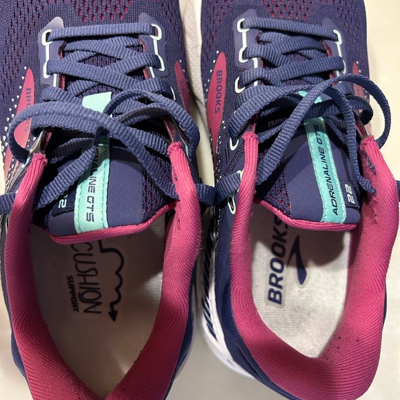 Brooks Women's Athletic Shoes - Navy and Magenta - Picture 5 of 6